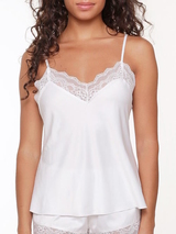 LingaDore Night SATIN off white sleep shirt