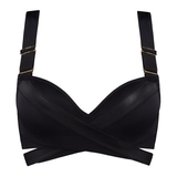 Marlies Dekkers Swimwear Cache Coeur black push up bikini bra