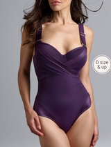 Marlies Dekkers Swimwear Cache Coeur purple bathingsuit