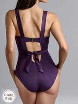 Marlies Dekkers Swimwear Cache Coeur purple bathingsuit