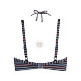Marlies Dekkers Swimwear Holi Vintage navy/print soft-cup bikini bra