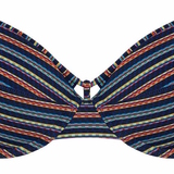 Marlies Dekkers Swimwear Holi Vintage navy/print push up bikini bra