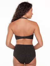 LingaDore Beach Black Diamond black padded bikini bra