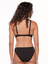 LingaDore Beach Black Diamond black padded bikini bra