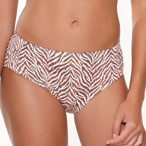 LingaDore Beach  Crazy wild & fun  brown/print bikini brief