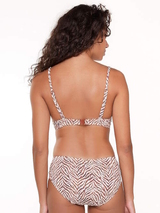 LingaDore Beach  Crazy wild & fun  brown/print bikini brief
