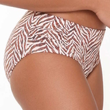 LingaDore Beach  Crazy wild & fun  brown/print bikini brief