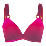 LingaDore Beach Orchid red padded bikini bra