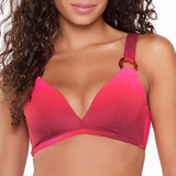 LingaDore Beach Orchid red padded bikini bra