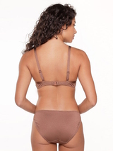 LingaDore Beach Nutshell brown padded bikini bra