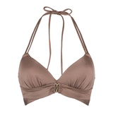 LingaDore Beach Nutshell brown padded bikini bra