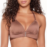 LingaDore Beach Nutshell brown padded bikini bra
