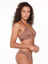 LingaDore Beach Nutshell brown padded bikini bra