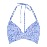 LingaDore Beach  All About The Details blue/print padded bikini bra