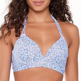 LingaDore Beach  All About The Details blue/print padded bikini bra