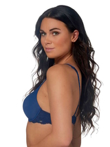 After Eden NF Two Way Boost navy blue push up bra