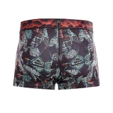 Mundo Unico Debacle black/print sport trunk