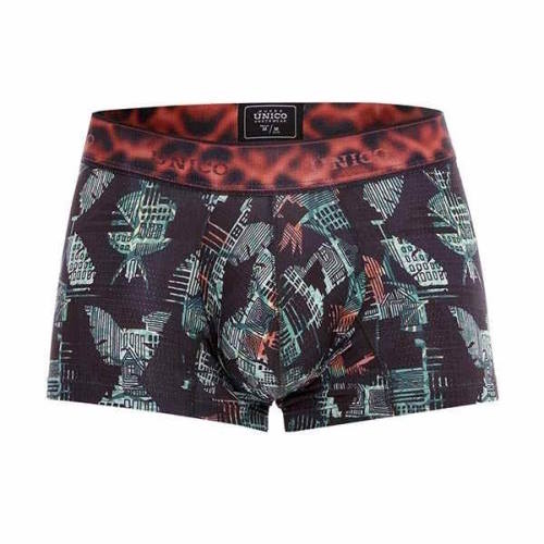 Mundo Unico Debacle black/print sport trunk