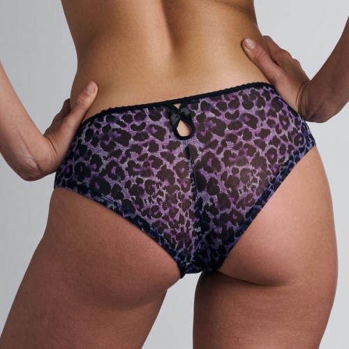 Marlies Dekkers Peekaboo purple/print brief
