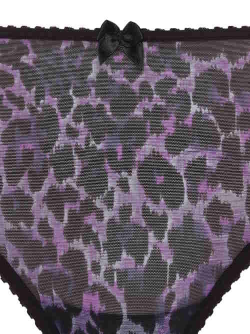 Marlies Dekkers Peekaboo purple/print brief