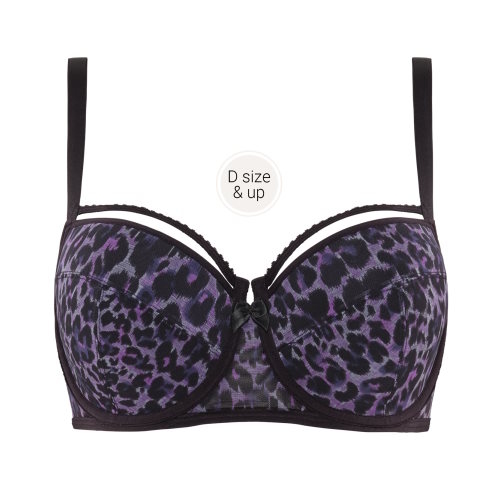 Marlies Dekkers Peekaboo purple/print padded bra