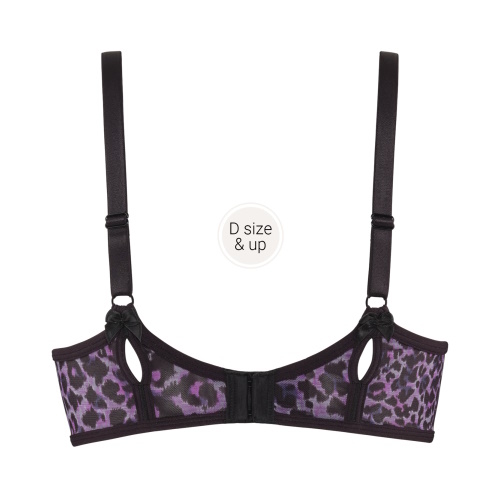 Marlies Dekkers Peekaboo purple/print padded bra