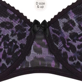 Marlies Dekkers Peekaboo purple/print non-padded bra