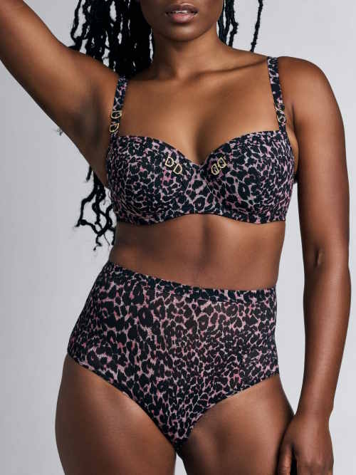 Marlies Dekkers Night Fever pink/print high waist brief
