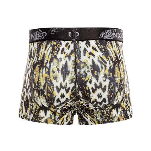 Mundo Unico Citrino yellow/print sport trunk