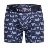Mundo Unico Estriado blue/print sport boxershort