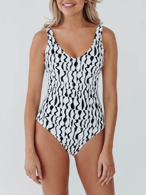 Bomain Legos black/white bathingsuit