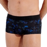 HOM Grant black/print sport trunk