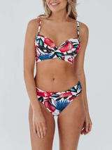 Bomain Lissabon white/print set
