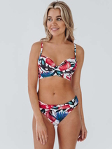 Bomain Lissabon white/print set
