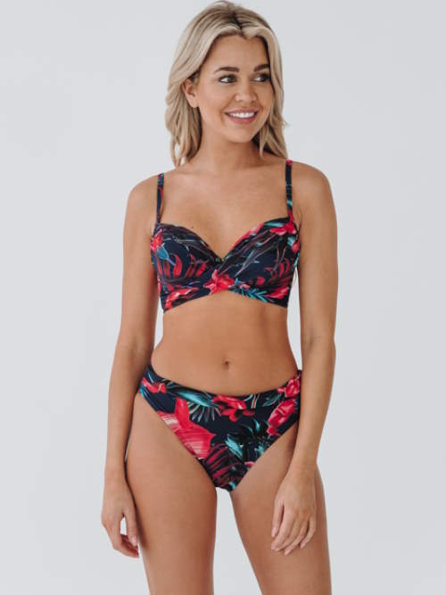 Bomain Lissabon navy/print set