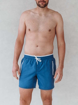 Bomain Basic jeans blue swimshort