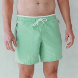 Bomain Magic Flamingo green/print swimshort