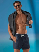 Bomain David navy blue swimshort