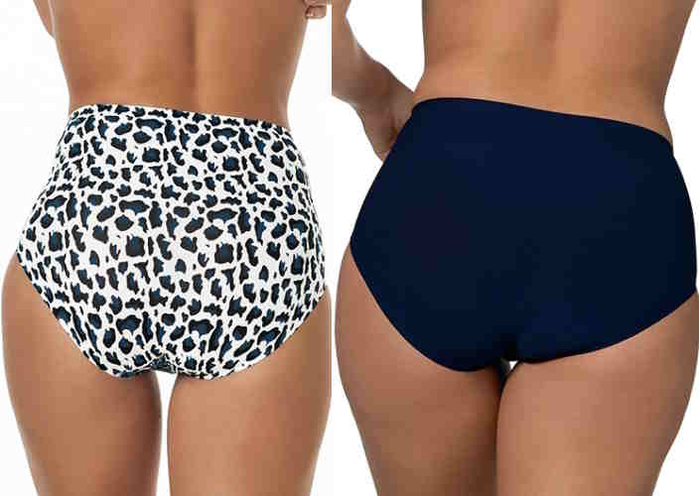 After Eden Unlimited navy/print high waist brief