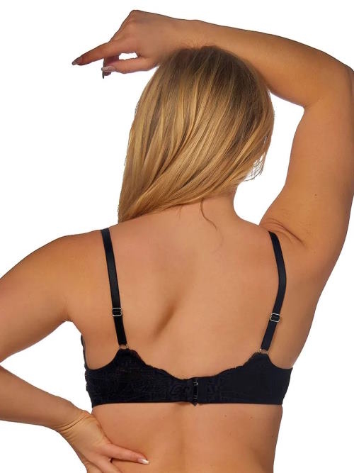 After Eden D-Cup & Up Tavienne black padded bra