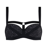 Marlies Dekkers Wing Power black/grey padded bra