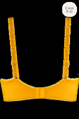 Marlies Dekkers Lady Leaf ochre yellow non-padded bra