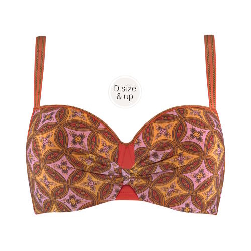 Marlies Dekkers Florana orange/print padded bra