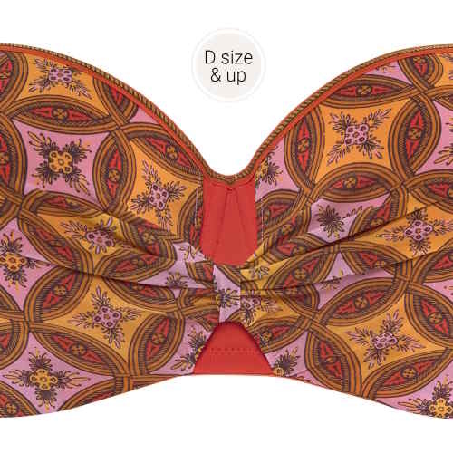 Marlies Dekkers Florana orange/print padded bra