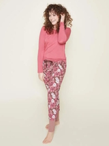 Charlie Choe Warm Nights brown/print pajama