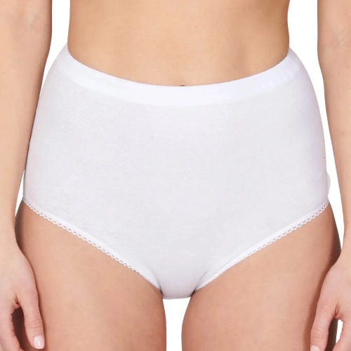 Entex COTTONSTRETCH  white high waist brief