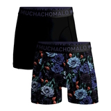 Muchachomalo JustFlowers black/print modal boxershort