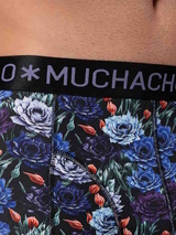 Muchachomalo JustFlowers black/print modal boxershort