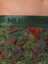 Muchachomalo BirdTree green/print modal boxershort