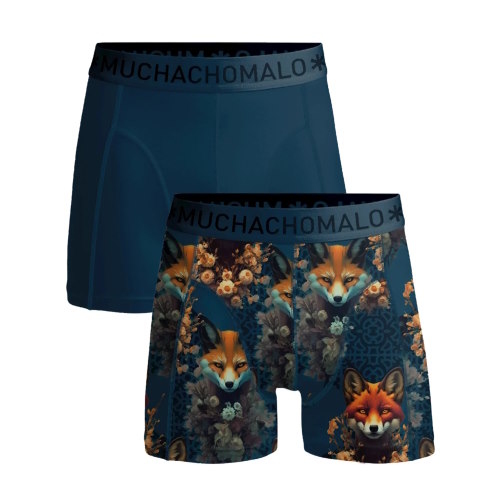 Muchachomalo Foxtrot blue/print modal boxershort